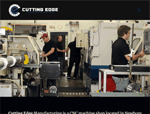 Tablet Screenshot of cutting-edge-mfg.com